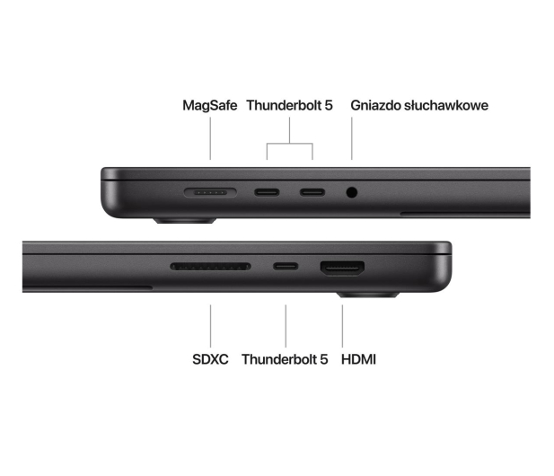Apple MacBook Pro M4 Max/36GB/2TB/Mac OS Gwiezdna Czerń 32R GPU - 1293485 - zdjęcie 8
